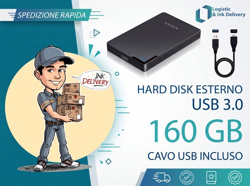 Hdd hard disk esterno 160 - esterno, gb