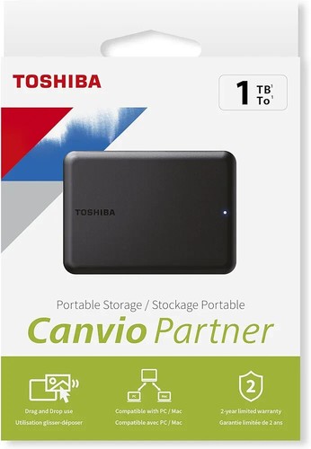 Toshiba canvio partner 1tb - canvio,