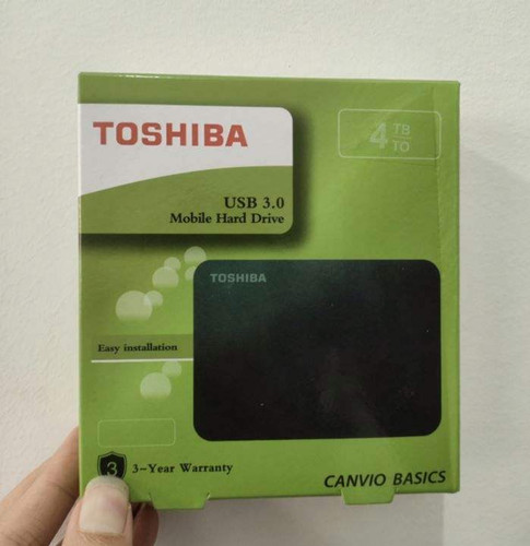 Toshiba canvio basics - 4tb, hard