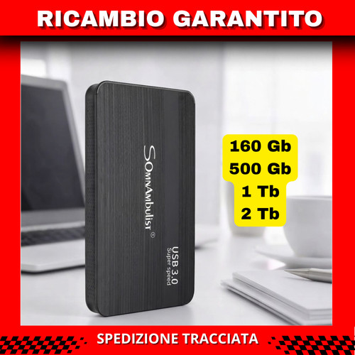 Hard disk esterno 1tb 2tb - 1tb, 500